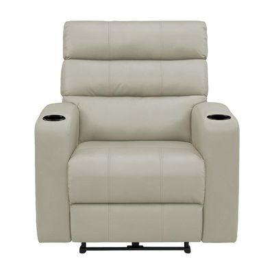 Poltrona Reclinável Florença Elétrico Gravidade Zero Couríssimo Cinza 868