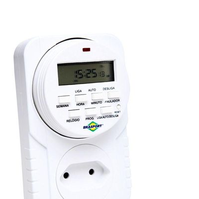 Timer Digital Brasfort 60hz Bivolt