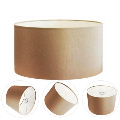 Cúpula Abajur Cilíndrica Cp-7025 ø50x30cm Palha
