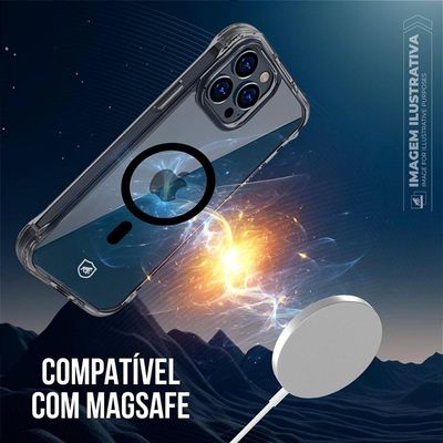Capa case capinha para iPhone 17 Pro - Lybrid Magsafe - Preta - Gshield