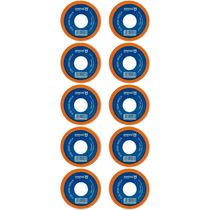Kit 10 Fita Veda Rosca 12mm 50 Metros Vedação Hidráulica Canos Torneiras Teflon