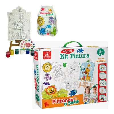 Super Kit Pintura Pintando o Sete 2709 Brincadeira De Criança