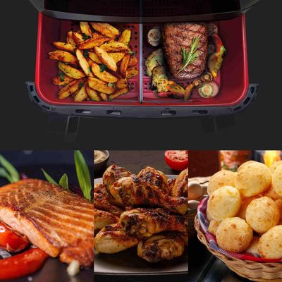 Fritadeira Elétrica Airfryer Ichef Dualzone PRETO / 127V