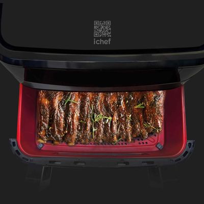 Fritadeira Elétrica Airfryer Ichef Dualzone PRETO / 127V