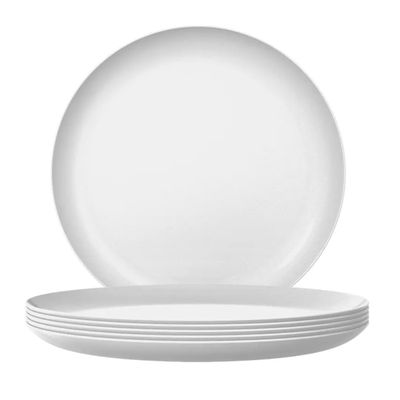 Prato Raso Blanc de Vidro Opaline 27cm 12 Unidades - Nadir 5545