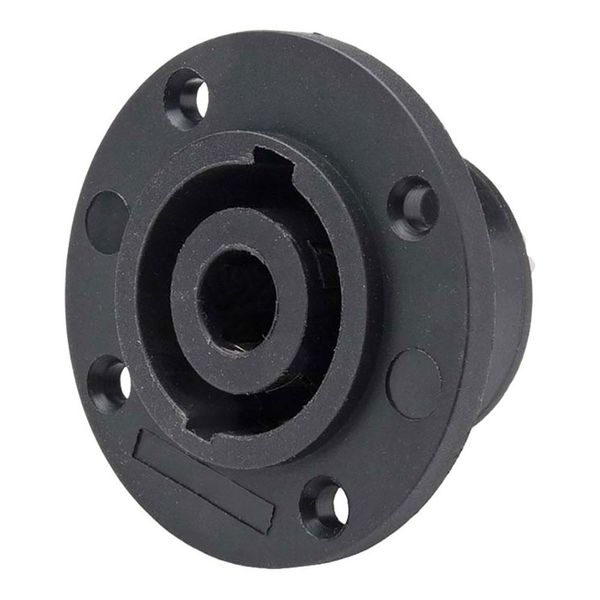 Conector Speakon Femea 4 Polos Painel JCSP0002 Preto STORM