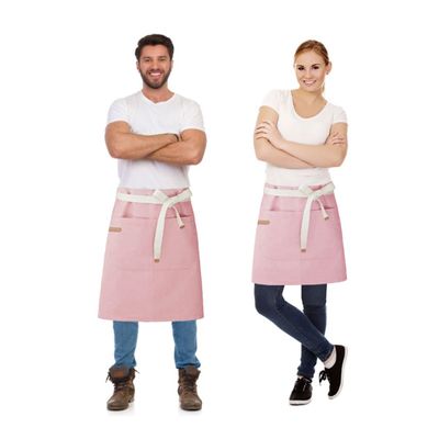 Avental de Cintura Rosa Cafeteria Sorveteria Salao SPA 2un