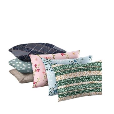 Kit 6 Fronhas Algodão Sortidas Estampada Crystal Teka