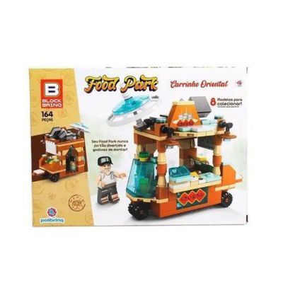 Brinquedo De Montar Desmontar Food Park Polibrinq Unica
