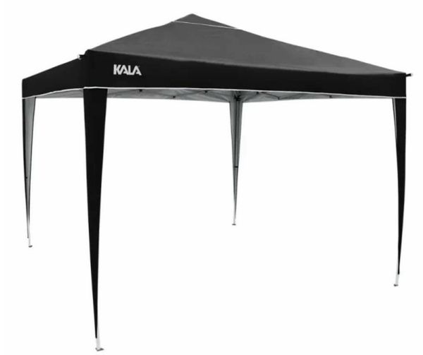 Tenda Gazebo Dobrável 3x3 Sanf Praia Jardim Campo Preto Kala