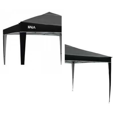 Tenda Gazebo Dobrável 3x3 Sanf Praia Jardim Campo Preto Kala