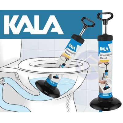 Desentupidor Manual De Vaso Pia Bomba Sucção Multiuso Kala