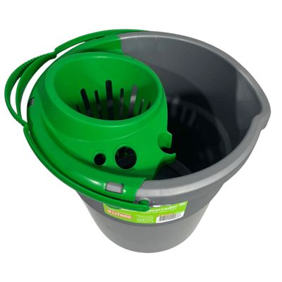 Balde Plastico Com Espremedor 09 Litros Brilhus Bettanin