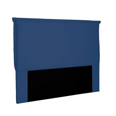 Cabeceira Garden Cama Box King 195 Cm Suede Azul Marinho