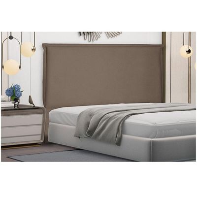 Cabeceira Garden Cama Box Casal 140 Cm Suede Caramelo