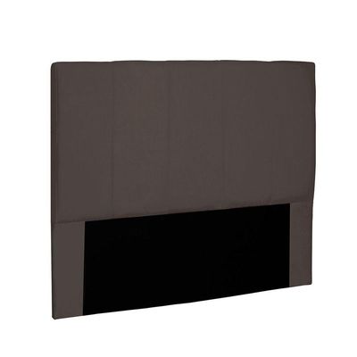 Cabeceira Arizona Cama Box Solteiro 90Cm Suede Café