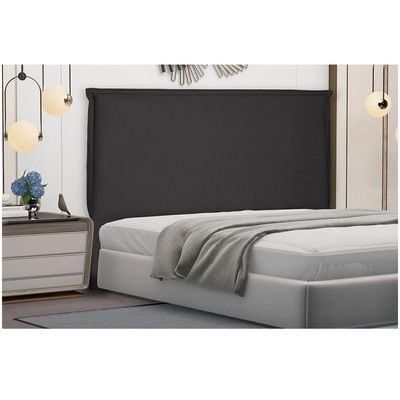 Cabeceira Garden Cama Box Casal 140 Cm Suede Preto