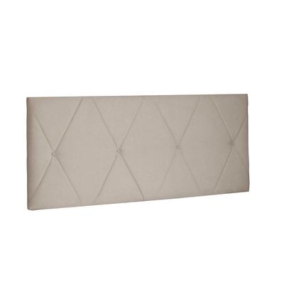 Cabeceira Aquilla Cama Box Queen 160 Cm Suede Bege