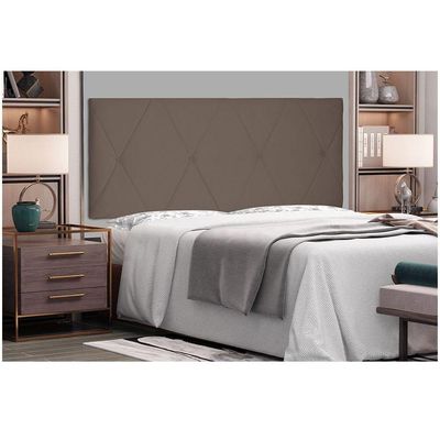 Cabeceira Aquilla Cama Box Casal 140 Cm Suede Caramelo