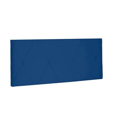 Cabeceira Aquilla Cama Box Casal 140 Cm Azul Marinho