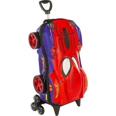 Mala Infantil Homem Aranha 3D com Rodinhas - Multicolorida