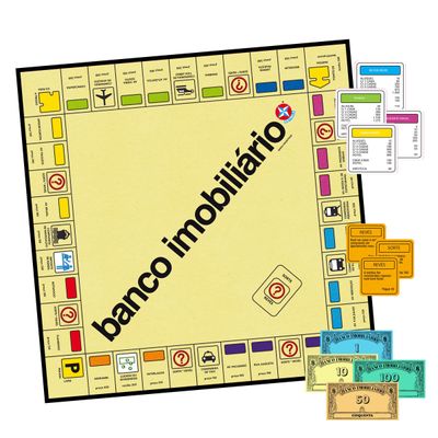 Jogo Banco Imobiliário Retrô - Brinquedos Estrela