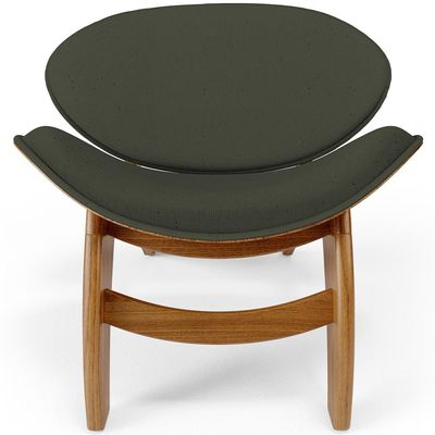 Kit 2 Poltronas Decorativa Orgânica Sala Living Kadosh L02 Linho Bege - Lyam Decor