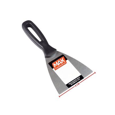 Espátula De Aço Max Com Cabo De Plástico 8cm