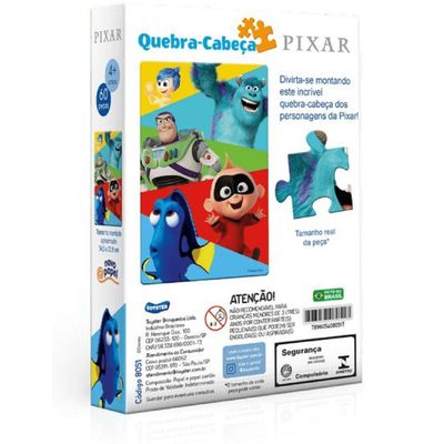 Quebra Cabeça 60 peças Disney Pixar 8051 - Toyster