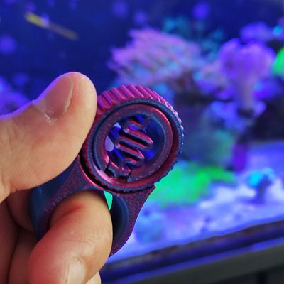 Fidget com Click Spinner Anelar Anel Clique Anti Estresse