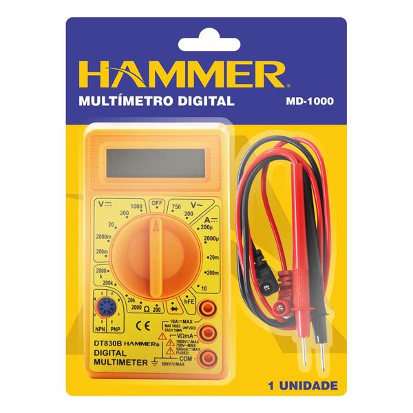 Multimetro Digital MD1000 Hammer