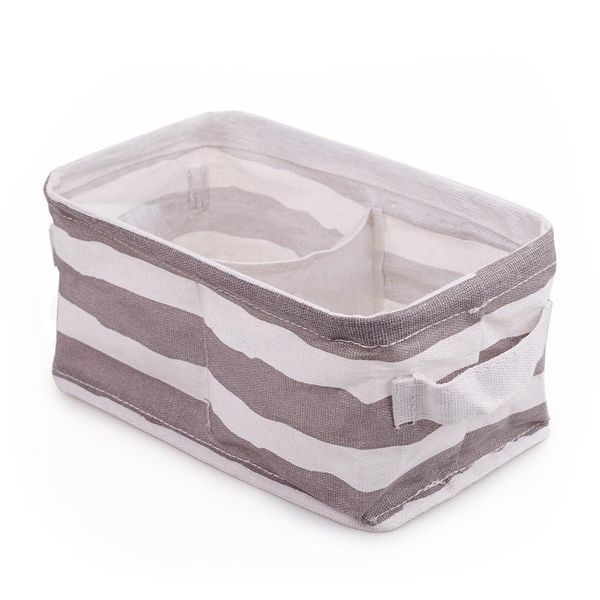 Cesto Organizador com Alça divisória 22x13cm CV212667 Trend Ogza Sortido