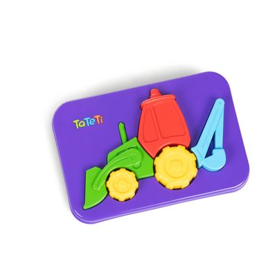 Brinquedo Didático Monta Rodadinhos Sortidos Tateti - 0620