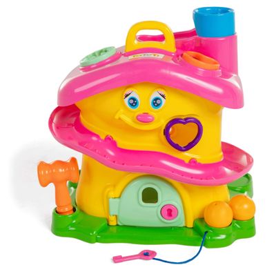 Brinquedo Didático Activity House Rosa Tateti - 0724
