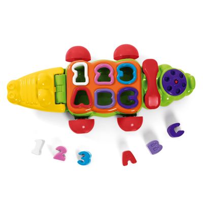 Brinquedo Infantil Jacaré Didático Tateti - 0707