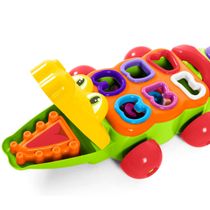 Brinquedo Infantil Jacaré Didático Tateti - 0707
