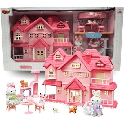 Conjunto Casinha Feliz Casa Do Campo Zoop Toys - ZP01365
