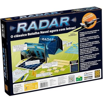 Jogo De Tabuleiro Radar Com Letras - Grow 4747