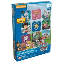 Jogo Infantil Supermemória Patrulha Canina 108 Cartelas - Grow 3642