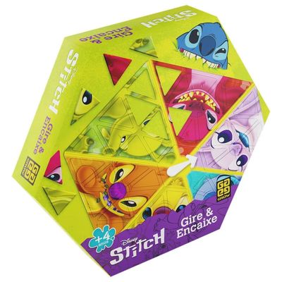 Jogo Infantil Gire e Encaixe Stitch - Grow 4869