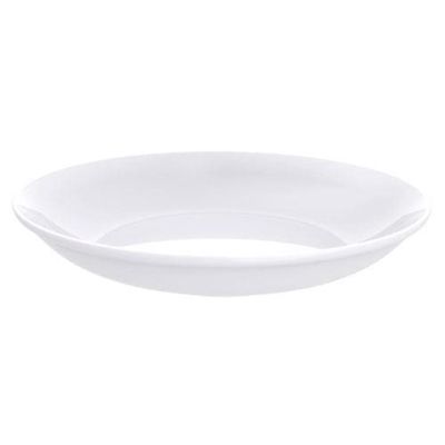 Conjunto com 6 Pratos Fundos Tramontina Leonora em Porcelana 21 cm - Branco