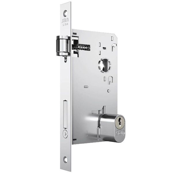 Fechadura Versailles 1601 Trinco Rolete Com Roseta Em Inox Para Exterior - 37294 - Stam