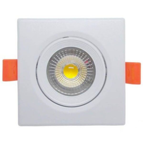 Spot Quadrado Superled 5 Watts 3000k - 05603 - Ourolux