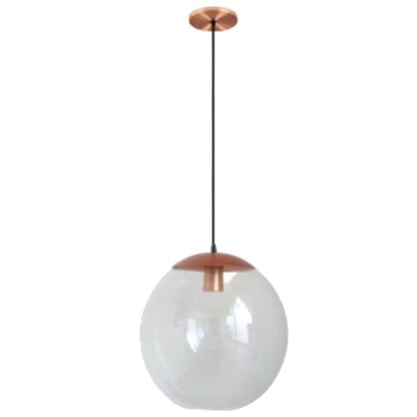 Pendente Catar Bola Transparente 20 Cm - Pd2186-1co_fo - Kin
