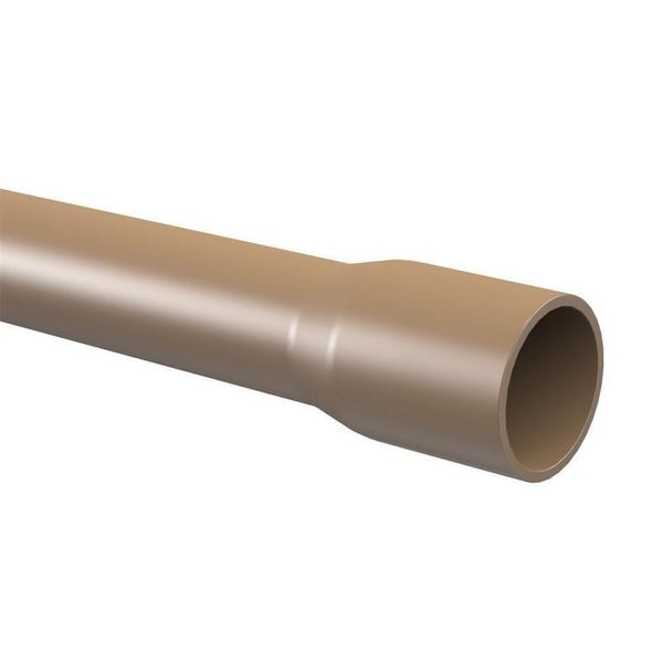 Tubo De Pvc Soldável Marrom 3"" 85mm 6 Metros - 10120853 - Tigre Tubo Soldavel 85mmx6m Marrom