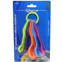 Colher Medidora Colorida Com 5 Peças - 1275 - Western