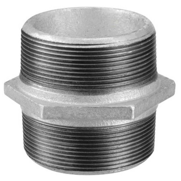 Niple Duplo Galvanizado Bsp 2" - 123861033 - Tupy