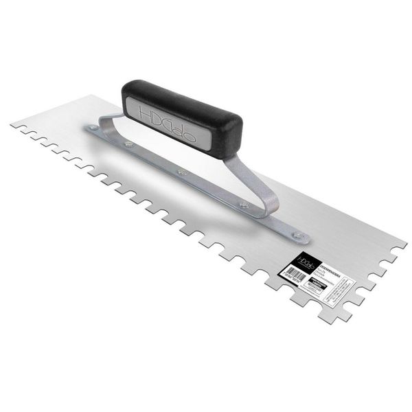 Desempenadeira Dentada Em Aço Zincado Cabo Fechado 120x290mm - 01612-03 - Galo