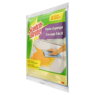 Pano Enxuga Fácil Scotch Brite 2 Unidades - Hb004124424 - 3m
