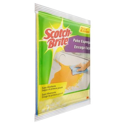 Pano Enxuga Fácil Scotch Brite 2 Unidades - Hb004124424 - 3m